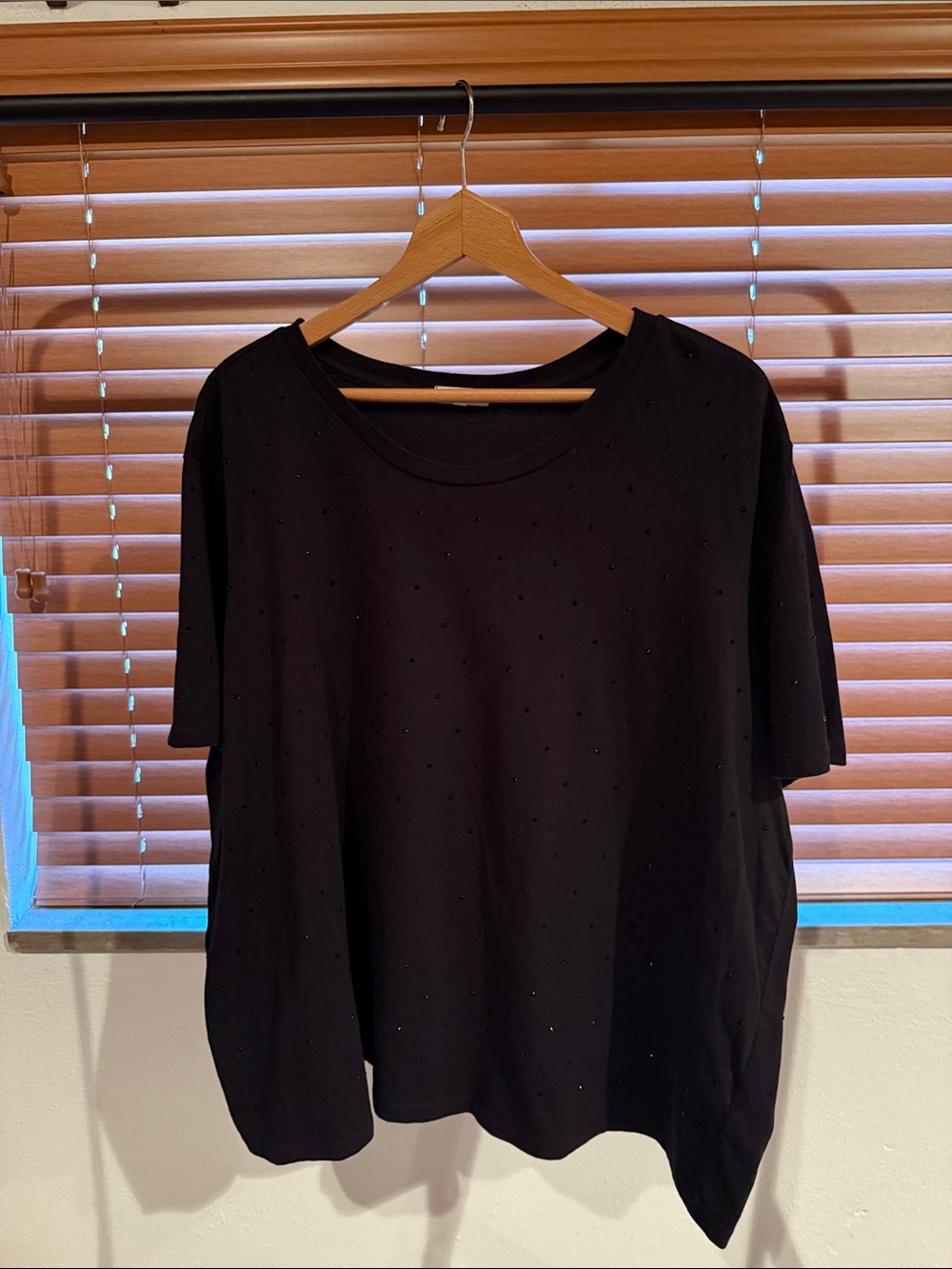 Good American Tee with Sparkly Studs